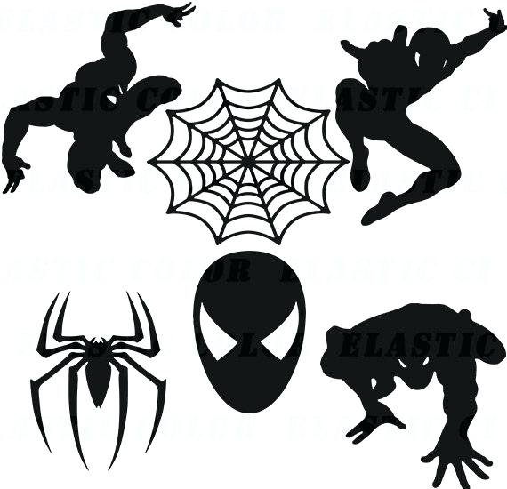 Человек паук силуэт