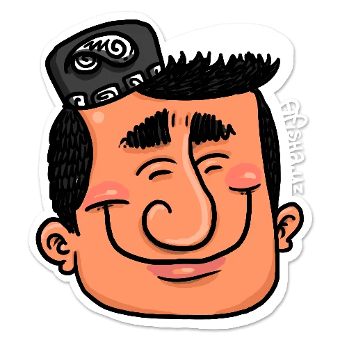 Узбекская тюбетейка значок