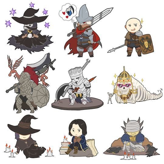 Dark Souls концепт боссов