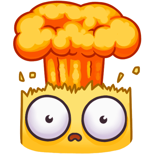 Смайлик со взрывающейся головой