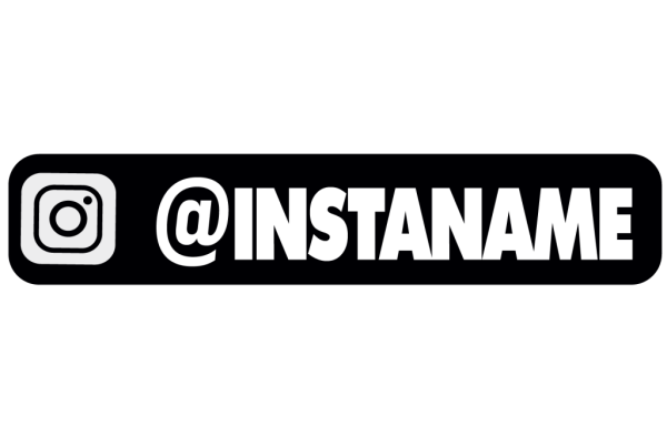 Instagram наклейка