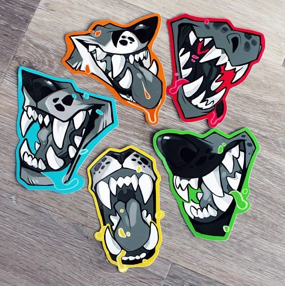 Стикеры наклейки фурри