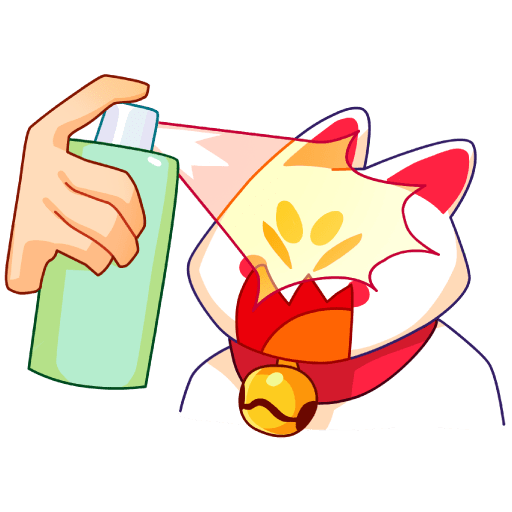 Стикеры в ВК китайская кошечка Кими