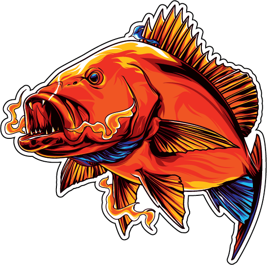 Рыбки на белом фоне мультяшные