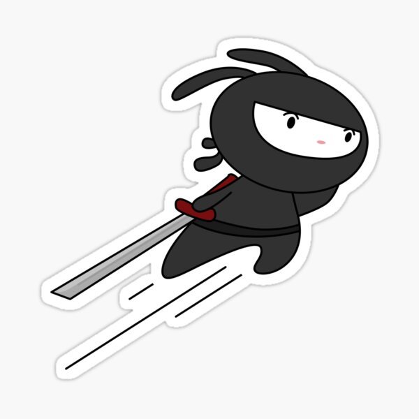 Ниндзя стикер