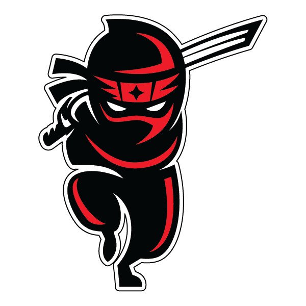 Наклейка ниндзя на авто