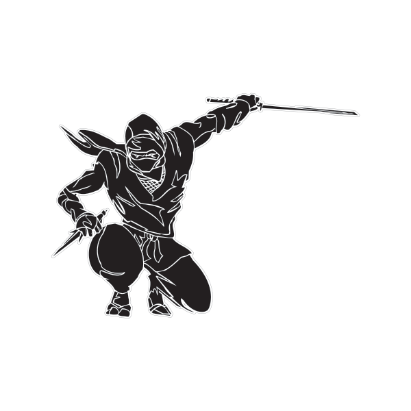 Мальчиковые наклейки про ниндзя