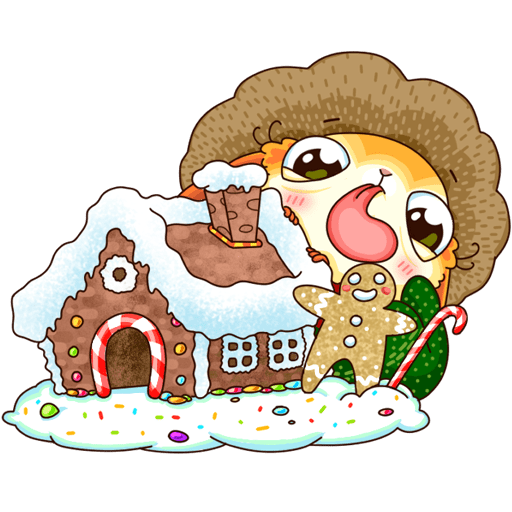 Красивые зимние Стикеры