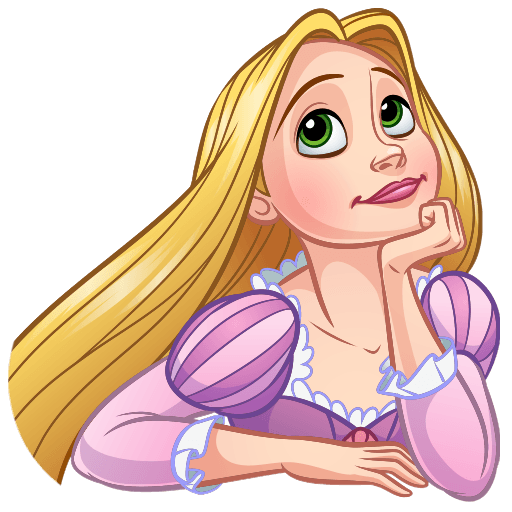 Стикеры Рапунцель
