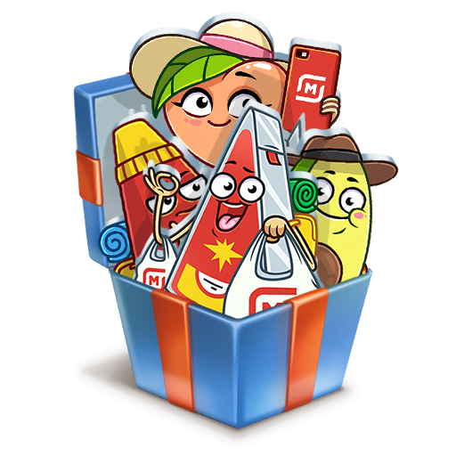 Наклейки магнит