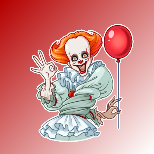 Клоун пеневайсер раскраски