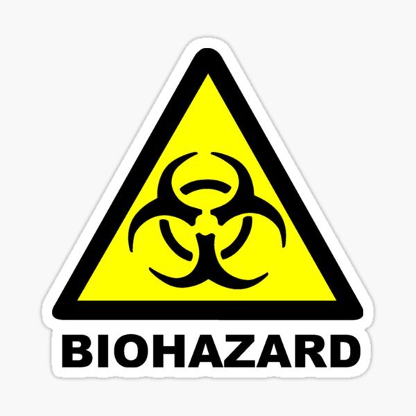 Наклейка Biohazard