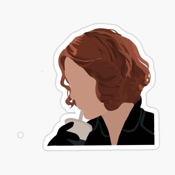 Наклейка девушка
