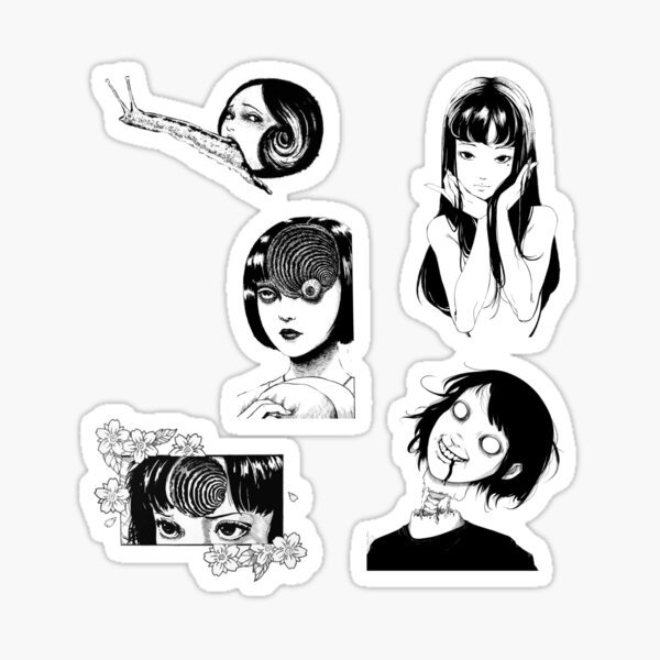 Наклейки Дзюндзи Ито