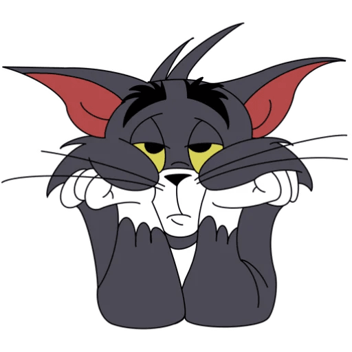 Стикеры том и Джерри коты