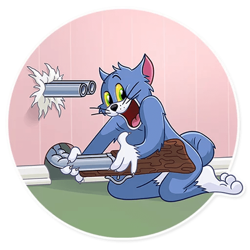 Мышонок Джерри убегает