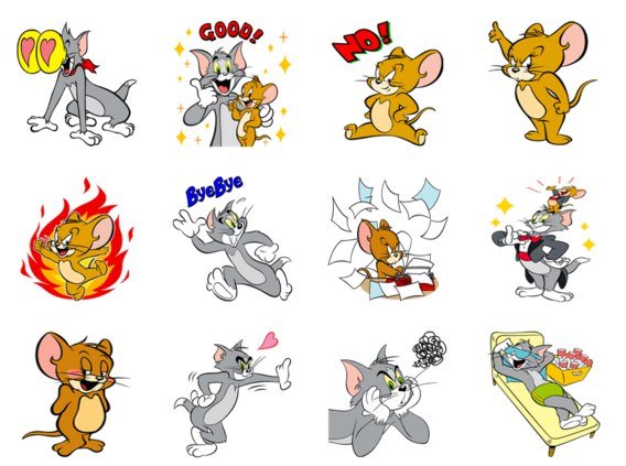 Кот том смеется