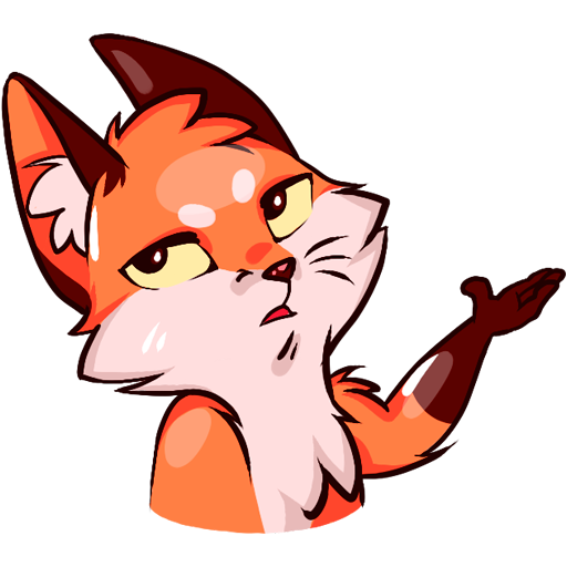 Стикеры лиса