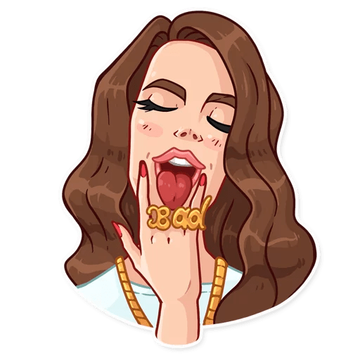 Лана дель Рей наклейки