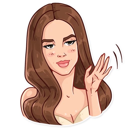 Стикеры Лана дель Рей