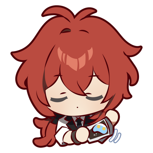 Ху Тао Геншин Чиби Стикеры