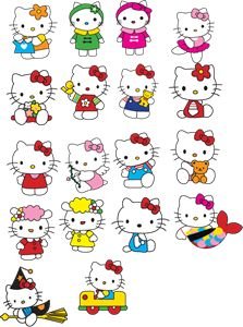 Бумажные сюрпризы Хелло Китти