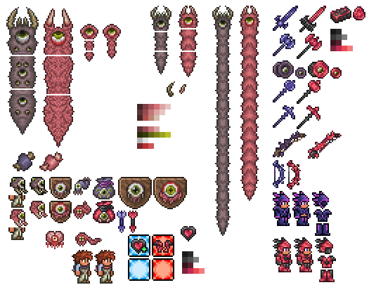 Террария стикеры (49 фото)