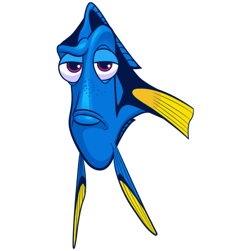 Рыбка дори Стикеры