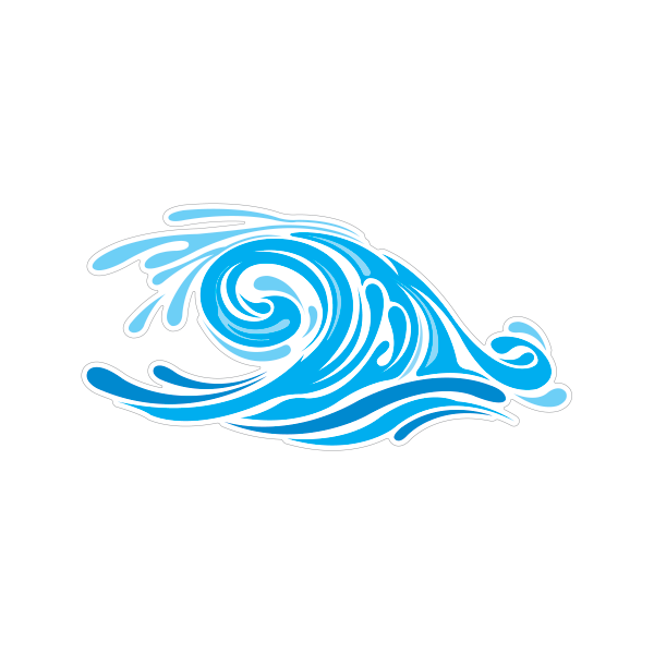 Морская волна Графика