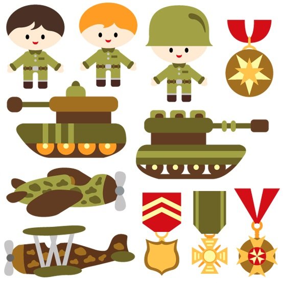 Наклейки на военную тему