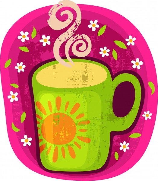 Стикер кружки чая