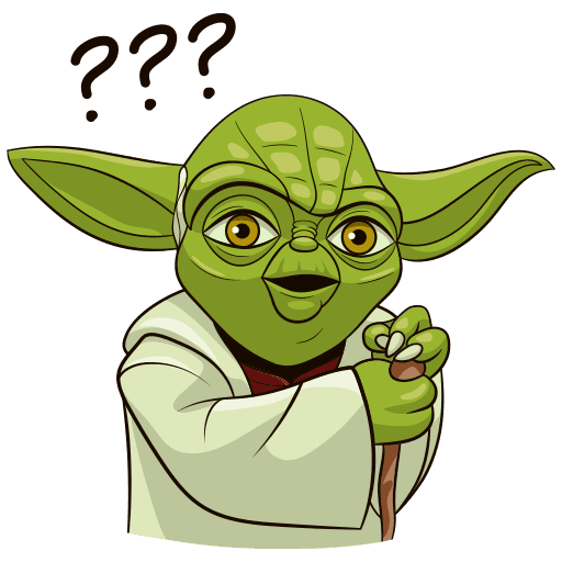 Праздничный мастер йода Стикеры