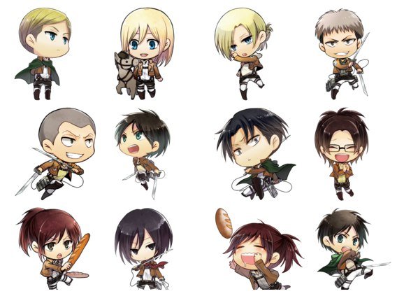 Стикерпак атака титанов