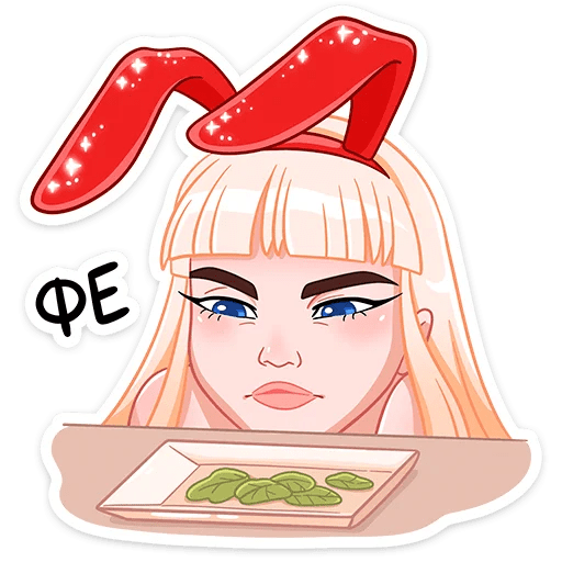 Кошечка Каталина Стикеры