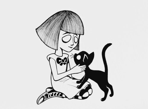 Френ БОУ черно белые