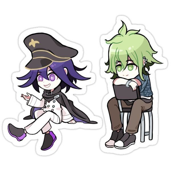 Наклейки Данганронпа Кокичи