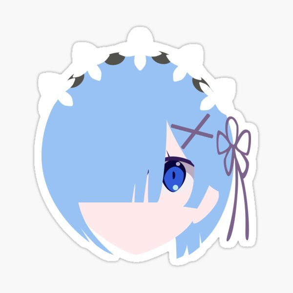 Наклейка Рэм "hungry?"