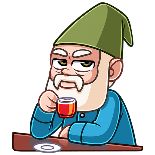 Деда Гном Стикеры ВК