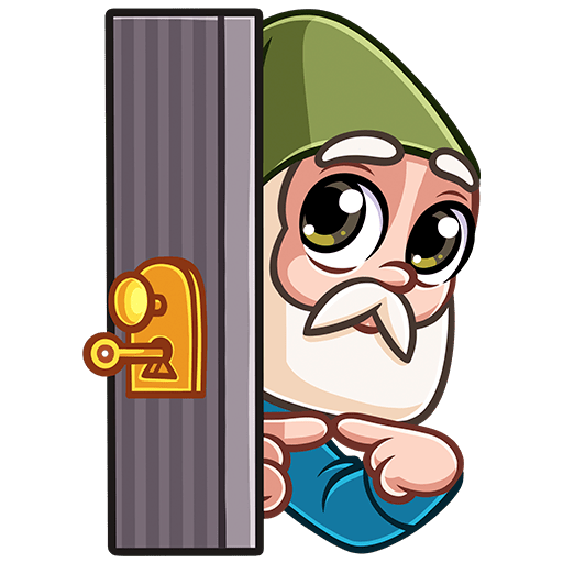 Прикольный Гном на новый год