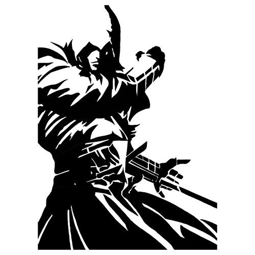 Ассасин силуэт