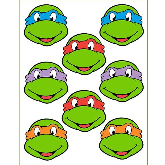 Черепашки ниндзя мордочки