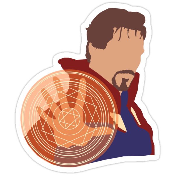 Доктор Стрэндж наклейки