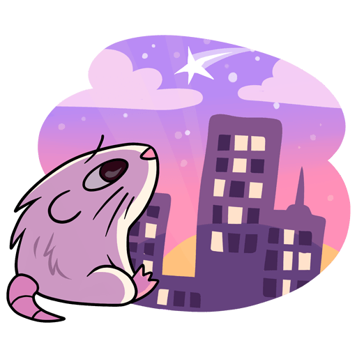 Крыса внутри Стикеры