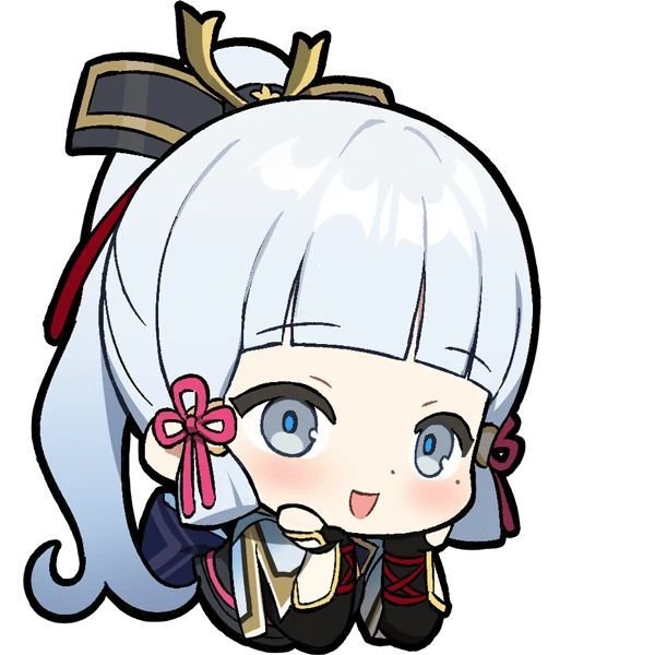 Стикеры Геншин Импакт Чиби Сяо