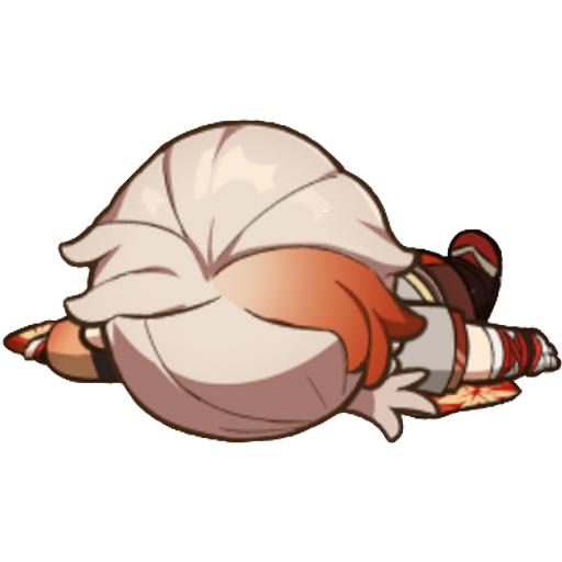 Кадзуха Чиби Стикеры