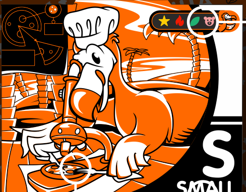 Векторное изображение логотипа Додо пицца