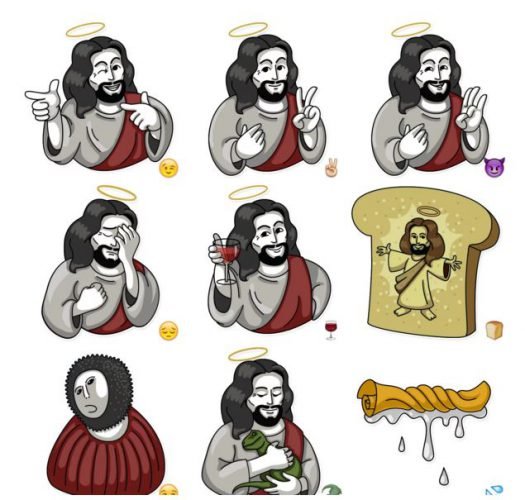 Джизус Стикеры телеграм