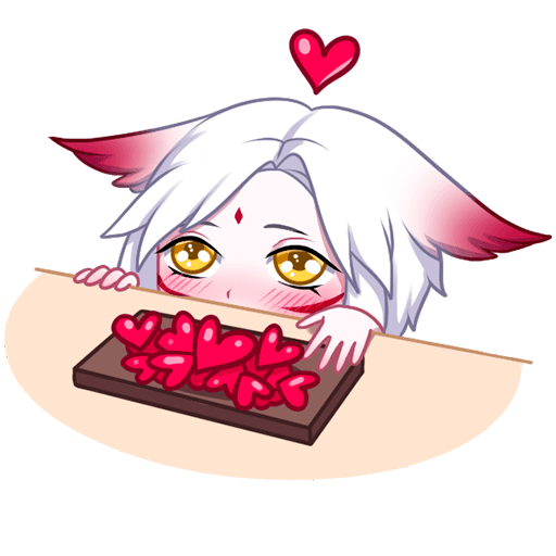 Хидэ Стикеры в ВК Лис