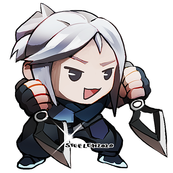 Jett valorant Chibi