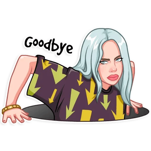 Наклейки Билли Айлиш